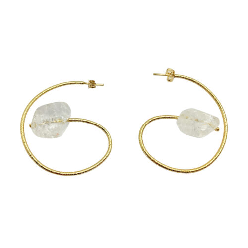 créoles CRYSTAL sande paris earrings