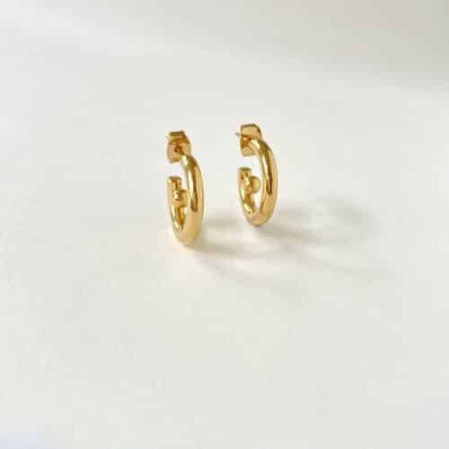 Hoops earrings ANAIS créoles by SANDE PARIS JEWELRY bijoux