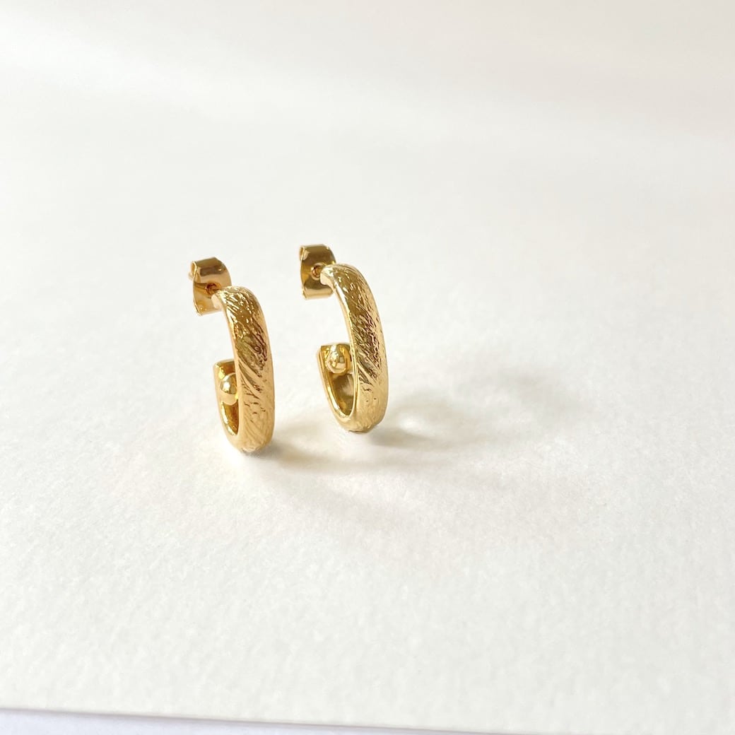 Hoops earrings SOPHIE créoles by SANDE PARIS JEWELRY bijoux