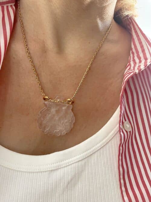 Collier NAYA shell coquillage by Sande Paris bijoux jewelry