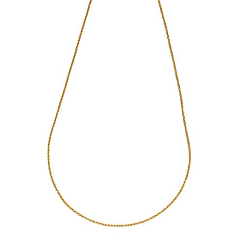 Sautoir chaine maille Jaseron Long chain Necklace by SANDE PARIS