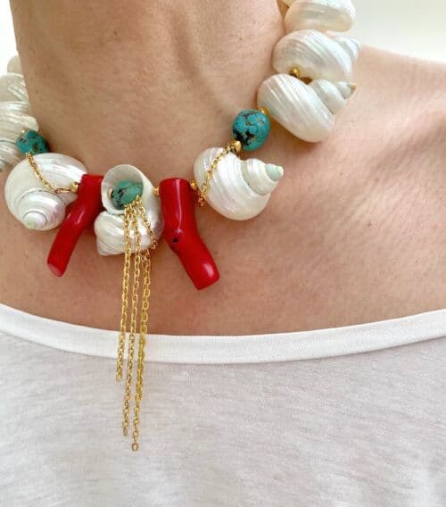Collier coquillages