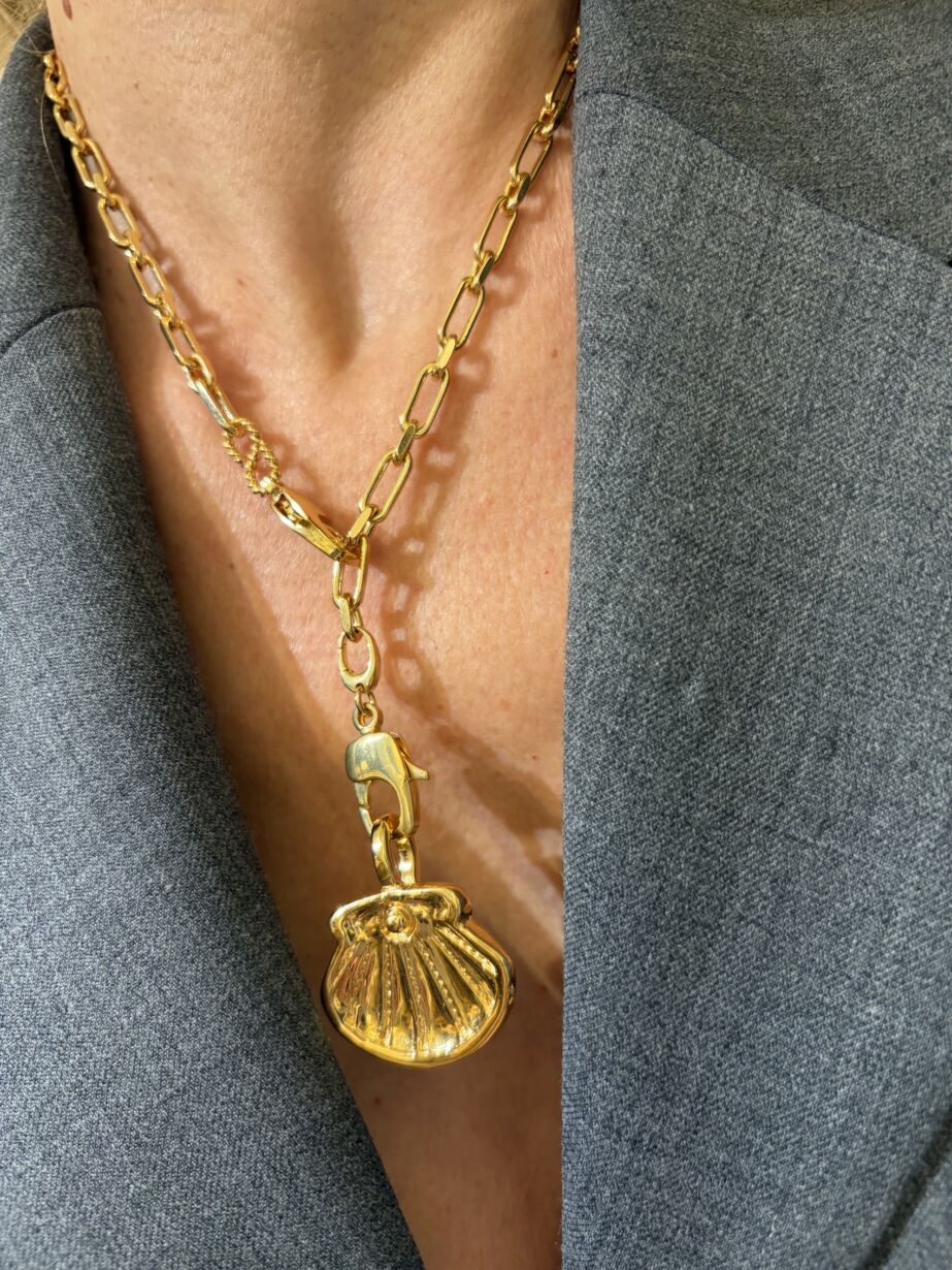Collier Sande 2 plaqué or Necklace SANDE 2 gold plated 2 lengths