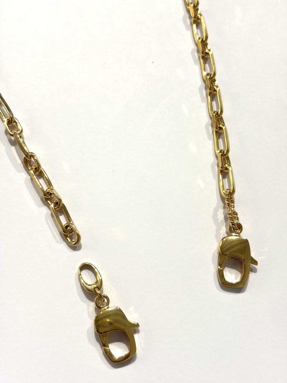 Collier Sande 2 plaqué or Necklace SANDE 2 gold plated 2 lengths