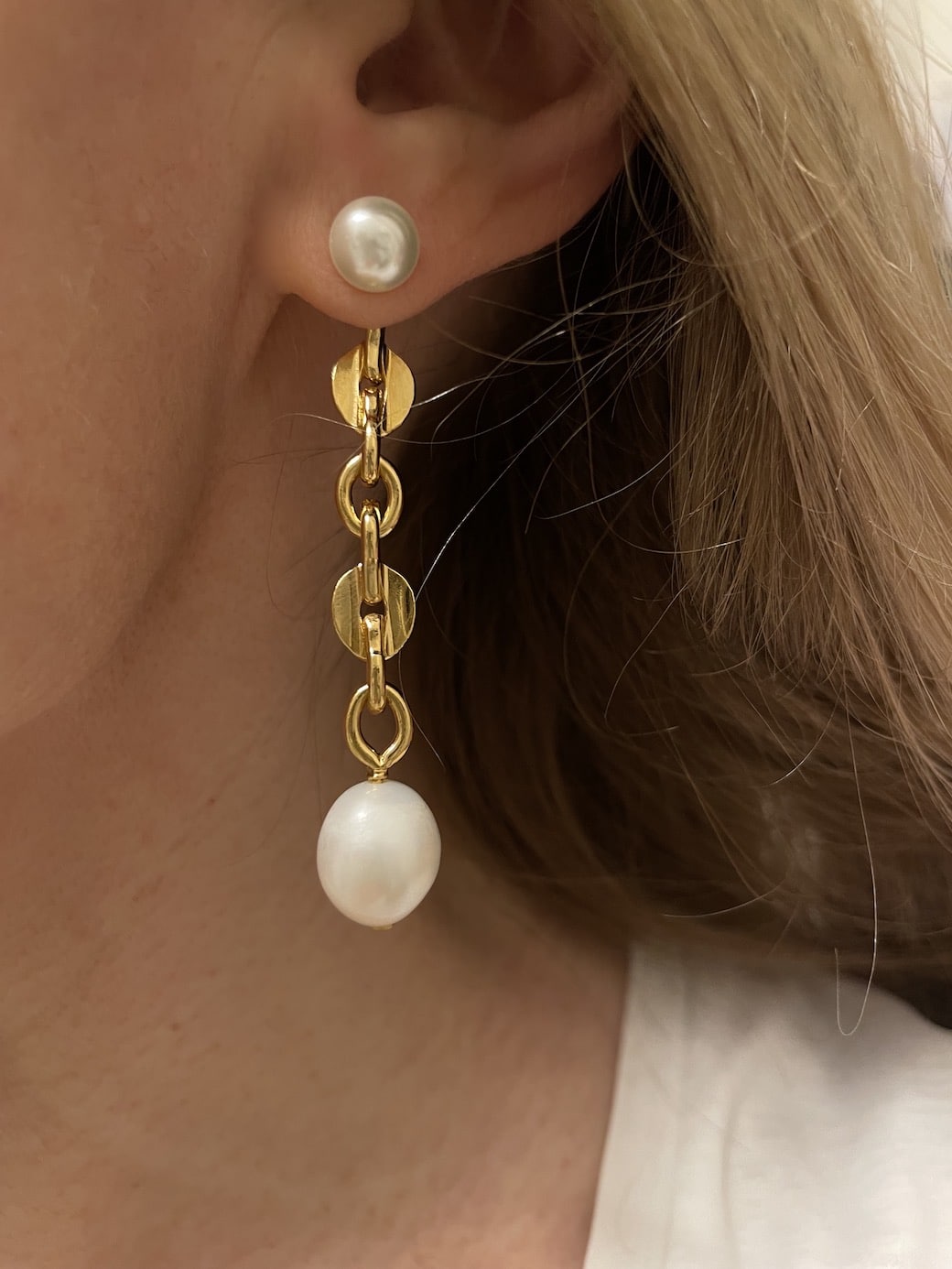 Boucles d'oreilles Caprice Perles by Sande.