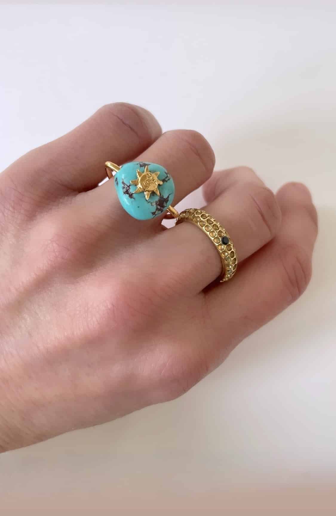 Bague Ring SOLAL Turquoise by Sande Paris