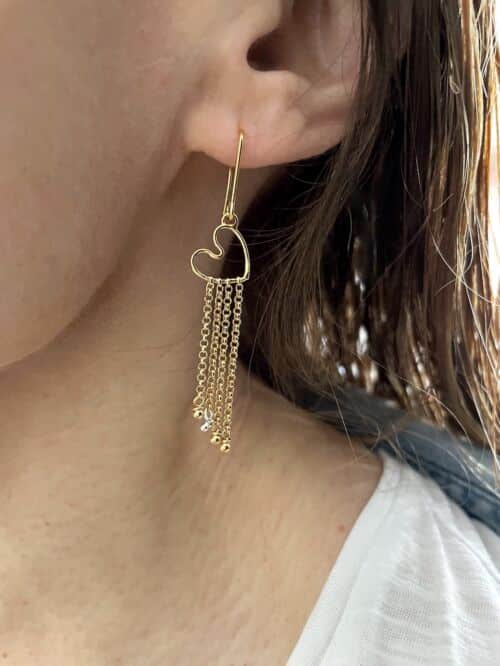 Earrings BABY HEART GIPSY by SANDE PARIS