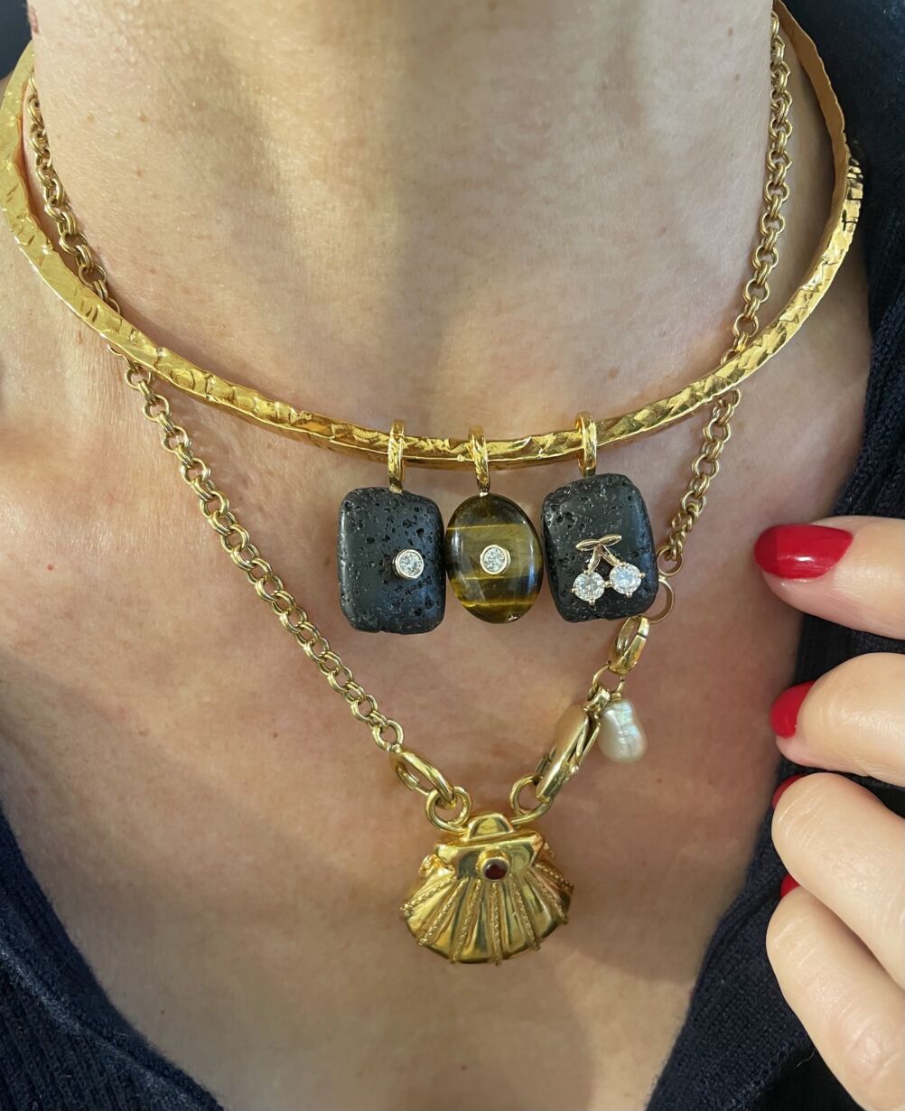 Pendentif Pendant FUJI by Sande Paris bijoux 