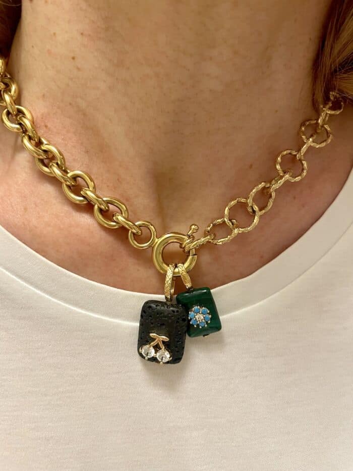 Collier Necklace Anouck by Sande Paris jewel pendentif