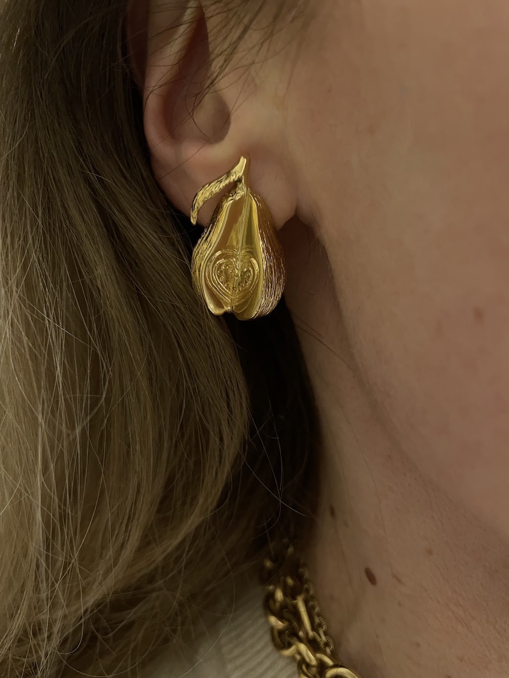 LOUISE Earrings Love's Pear by SANDE PARIS Jewelry bijoux