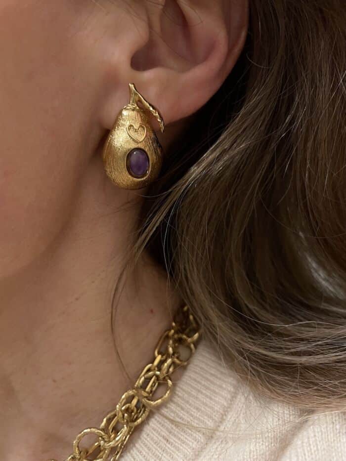 LOUISE Earrings Love's Pear by SANDE PARIS Jewelry bijoux
