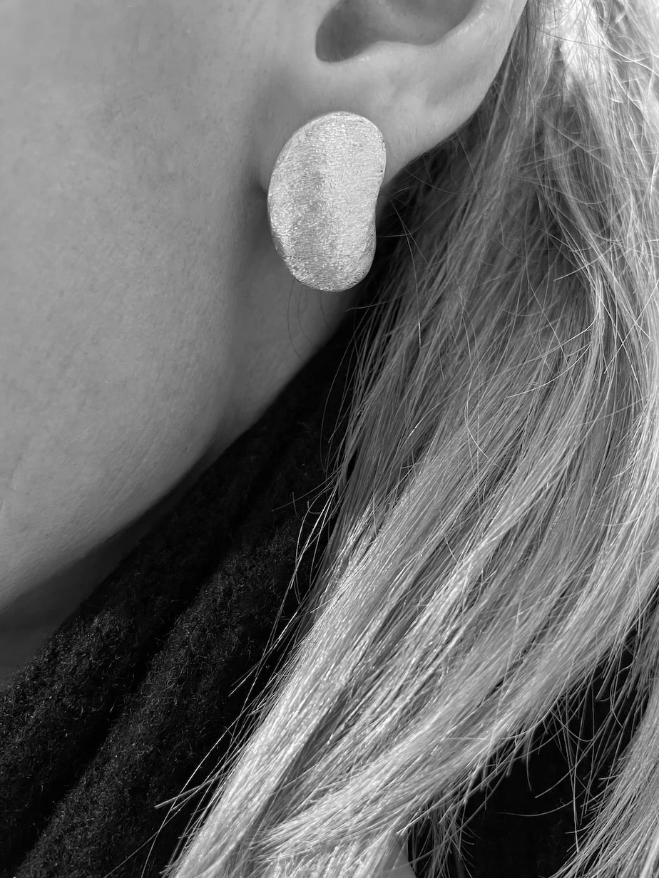 Earrings GALA sterling Silver Boucles d'oreilles GALA argent by SANDE PARIS bijou jewel