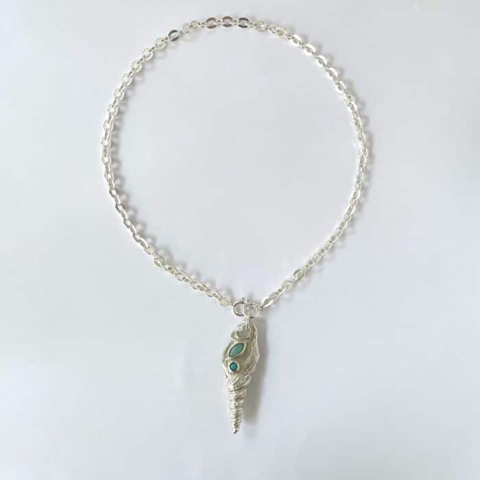 Necklace Collier SYRACUSE Sterlin Silver Argent by Sande Paris bijoux.