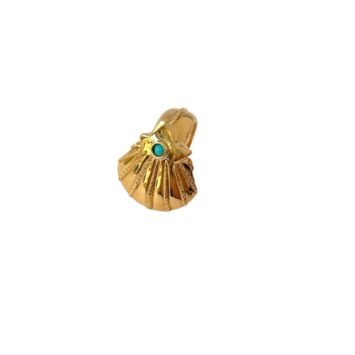 Bague Ring MY SECRET SHELL turquoise by SANDE PARIS Bijoux jewelry .