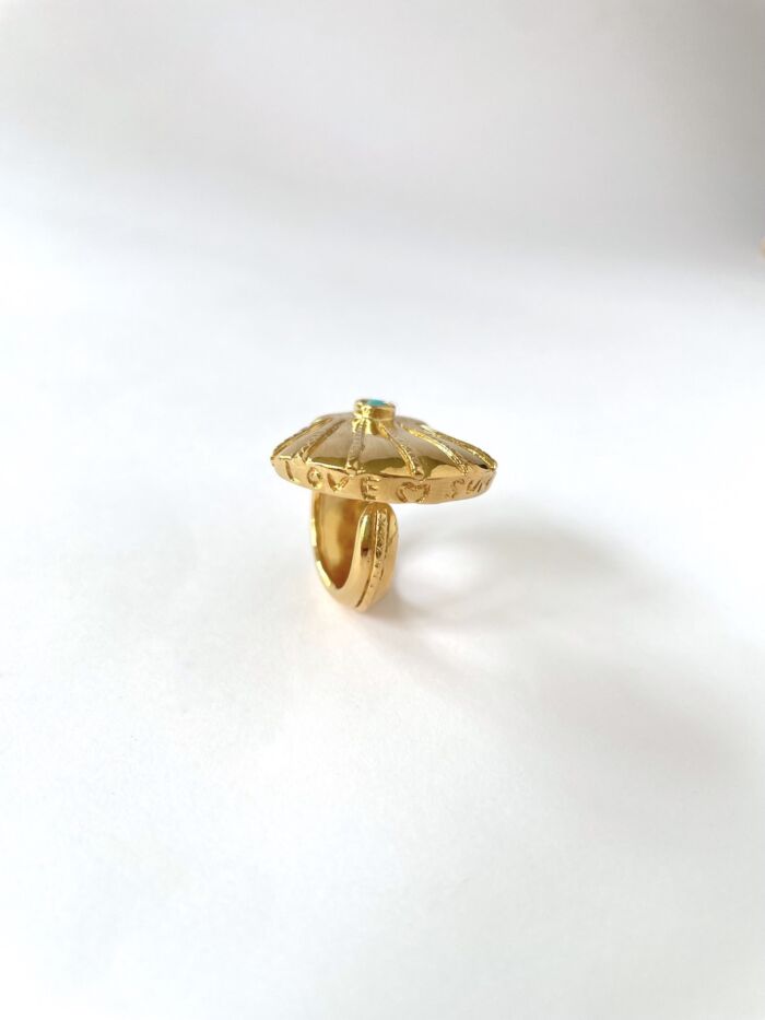Bague Ring MY SECRET SHELL turquoise by SANDE PARIS Bijoux jewelry .jpeg
