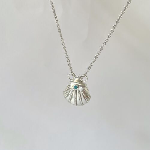 Necklace collier MY SECRET SHELL silver argent by SANDE PARIS bijoux jewel