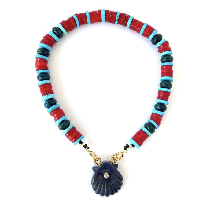 Collier necklace shell MINORQUE by SANDE PARIS jewel