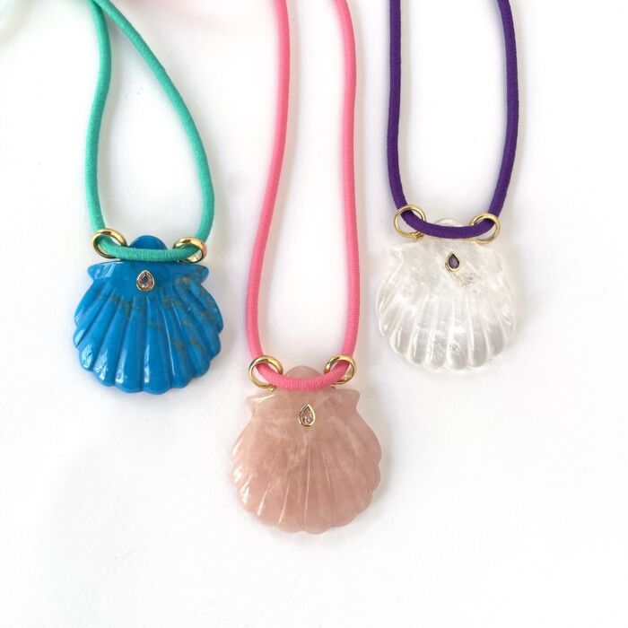 Collier necklace shell coquillage CANDY NAYA by Sande Paris jewel