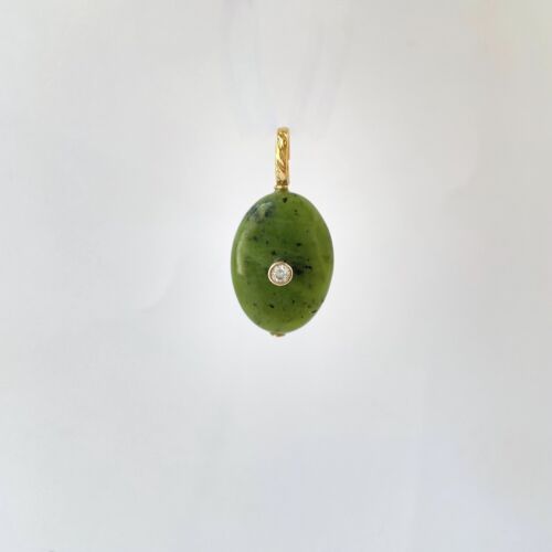 Pendentif Jodie Pendant Jade by SANDE PARIS.