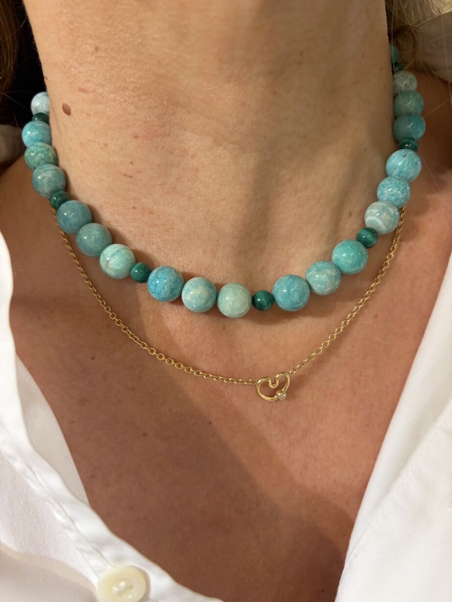 Collier Necklace Amazonite Malachite by Sande Paris.jpeg Collier Necklace Amazonite Malachite by Sande Paris.jpeg