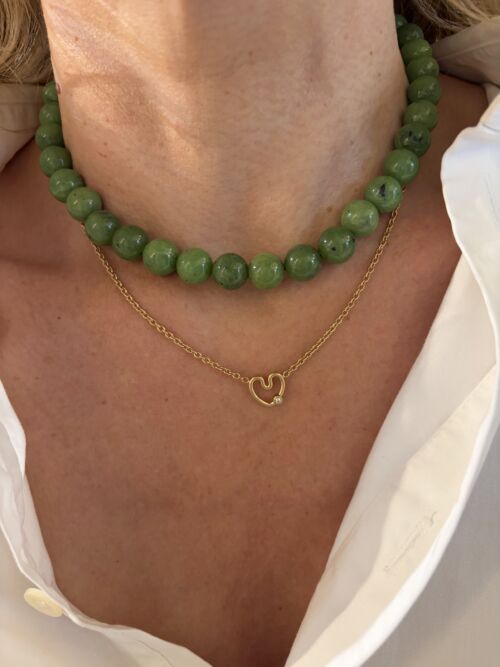 Collier Necklace Jade by Sande Paris