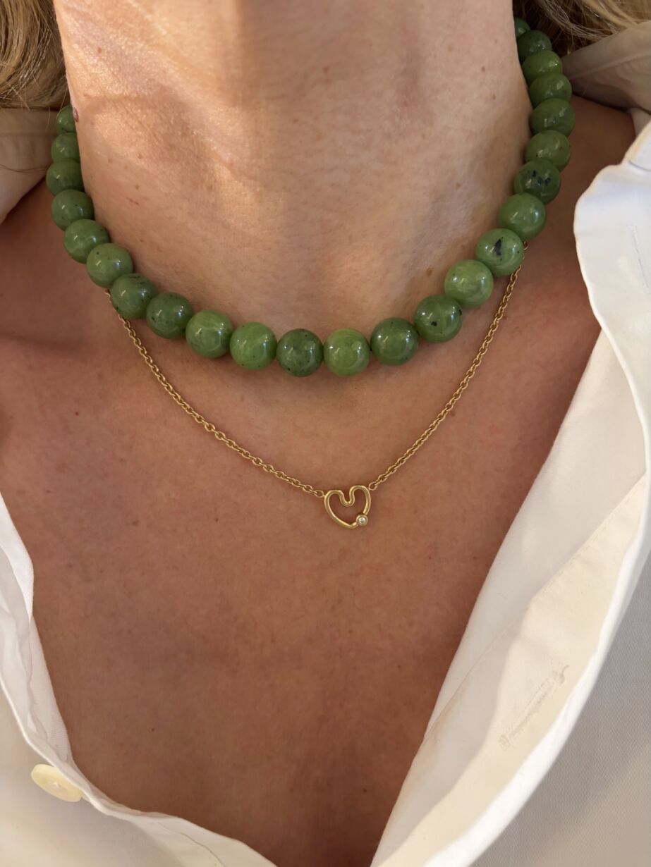 Collier Necklace Jade by Sande Paris Collier Necklace Jade by Sande Paris
