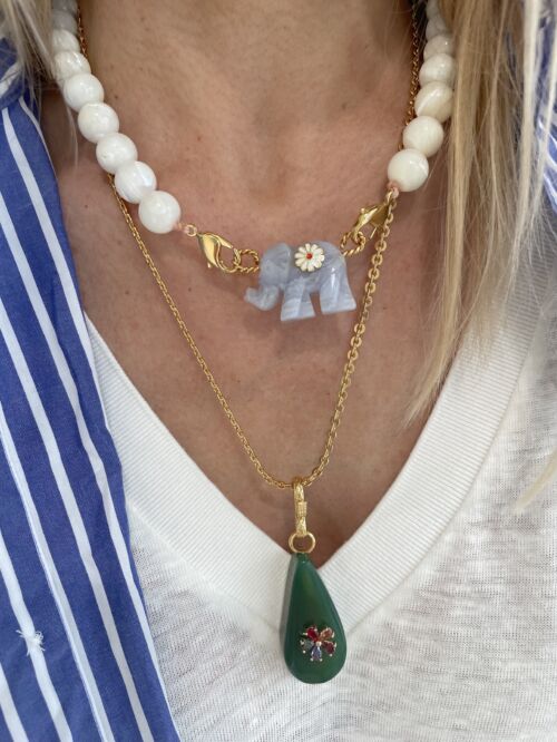 Pendentif Positano Pendant Agate by Sande Paris