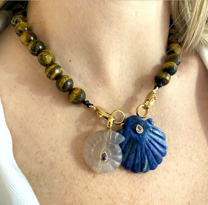 Collier Minorque Sodalite Tiger – Image 3