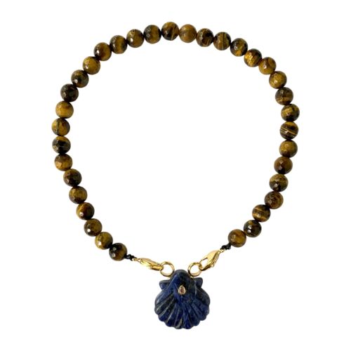 Collier Minorque Sodalite Tiger