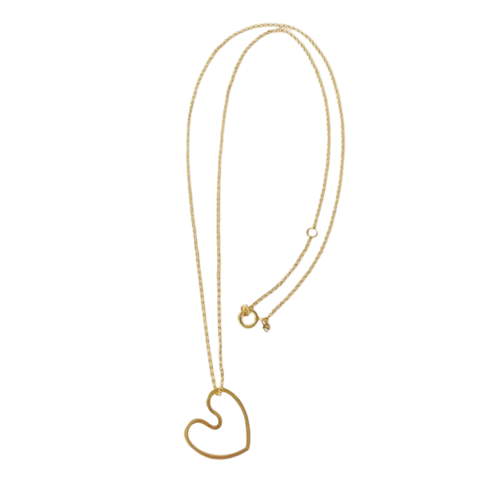 Long Necklace Heart In Love - S