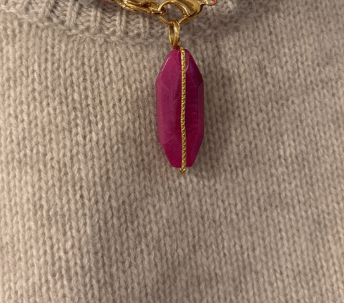 Pink pendant