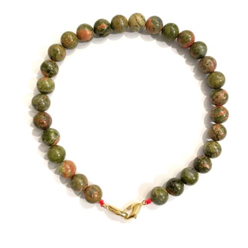 Collier Necklace Unakite by Sande paris bijoux jewel