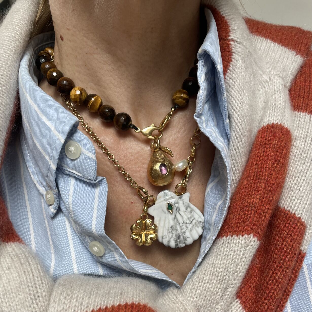 Sande Paris pendants pendentifs charms