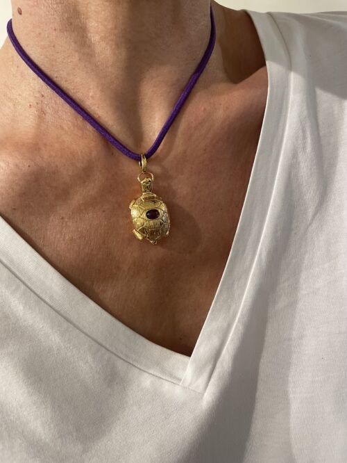 Pendentif pendant Turtle Tortue Tamara by Sande Paris bijoux