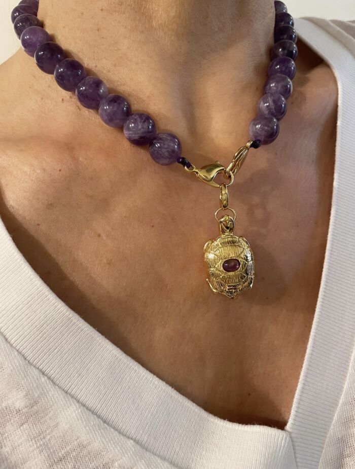 Collier Amethyste necklace Amethyst by Sande Paris