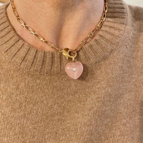 Pendentif Coeur Rose