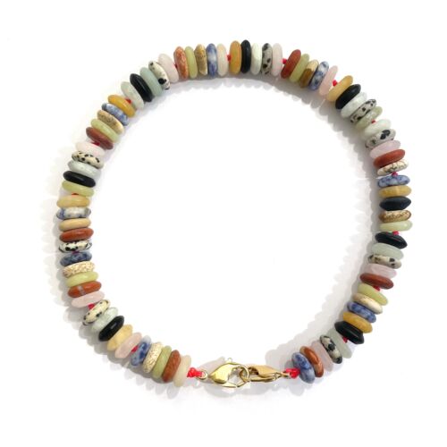 necklace collier MULTI stones by Sande Paris