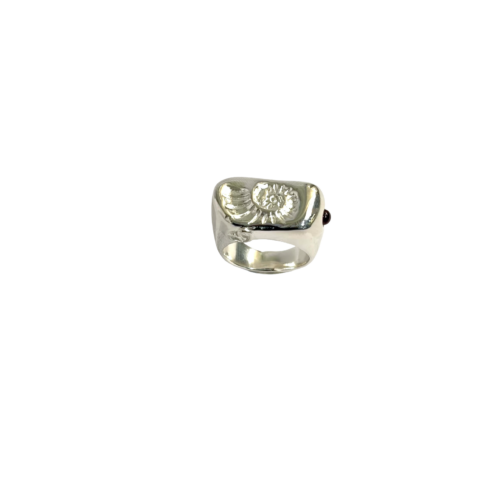 Bague Chevaliere CALYPSO argent Ring Signet CALYPSO sterling silver by Sande Paris jewellery argent massif sterling silver