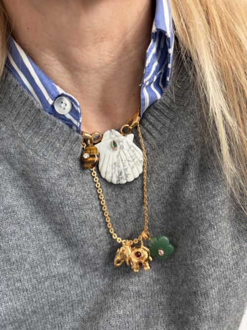 GASPARD pendant Pendentif Elephant by SANDE PARIS