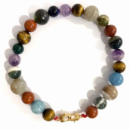 necklace collier MULTI stones by Sande Paris bijoux