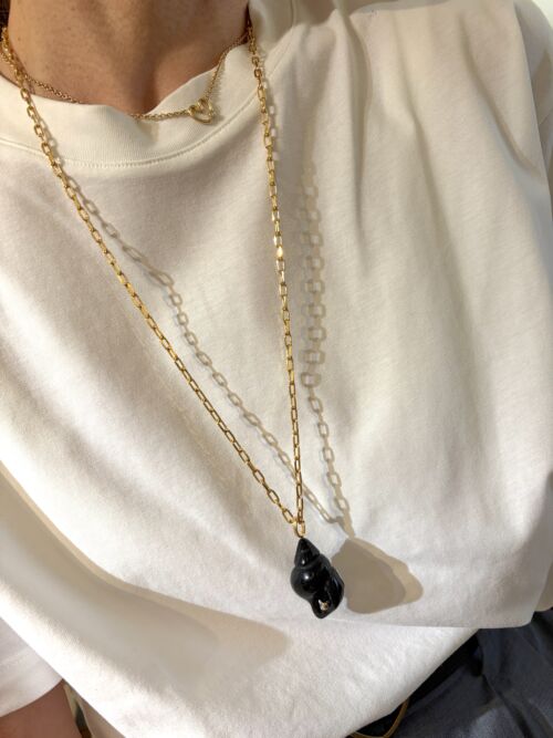Sautoir chaine Nicole Chain Long necklace by SANDE PARIS bijou jewel