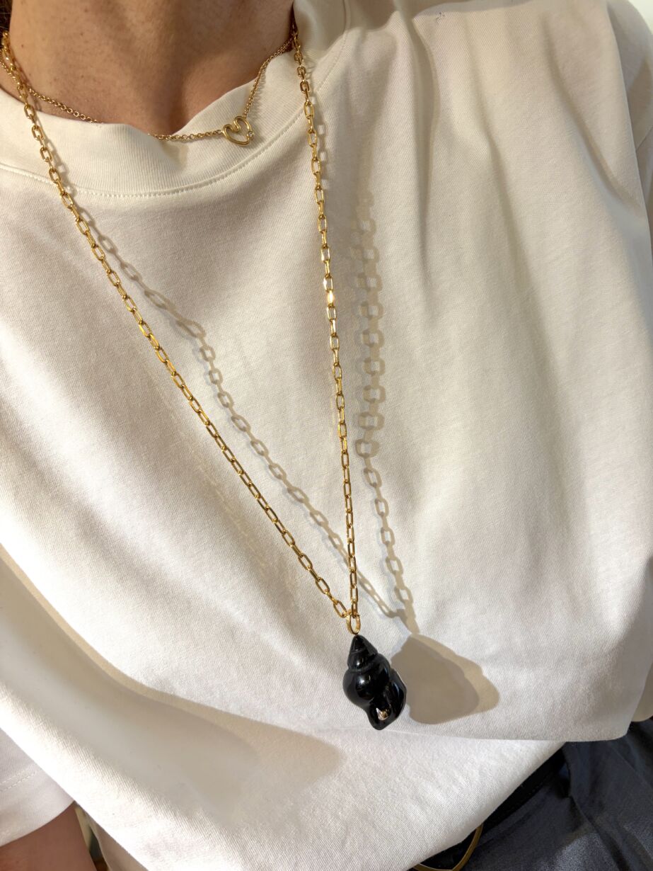 Sautoir chaine Nicole Chain Long necklace by SANDE PARIS bijou jewel Sautoir chaine Nicole Chain Long necklace by SANDE PARIS bijou jewel