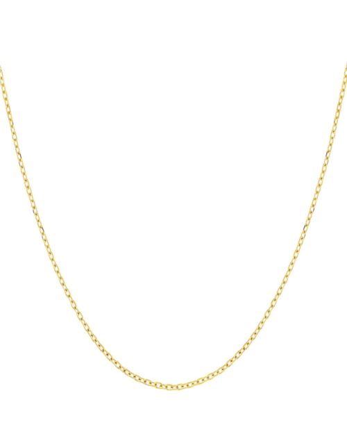 Chaîne Fine maille Forçat ronde - Or 18 carats