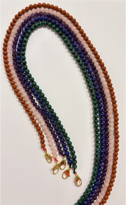 Sautoir pierre Long Necklace in natural stones