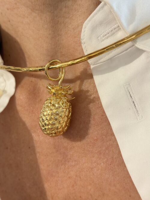 Pendant Pineapple Pendentif Ananas by SANDE PARIS