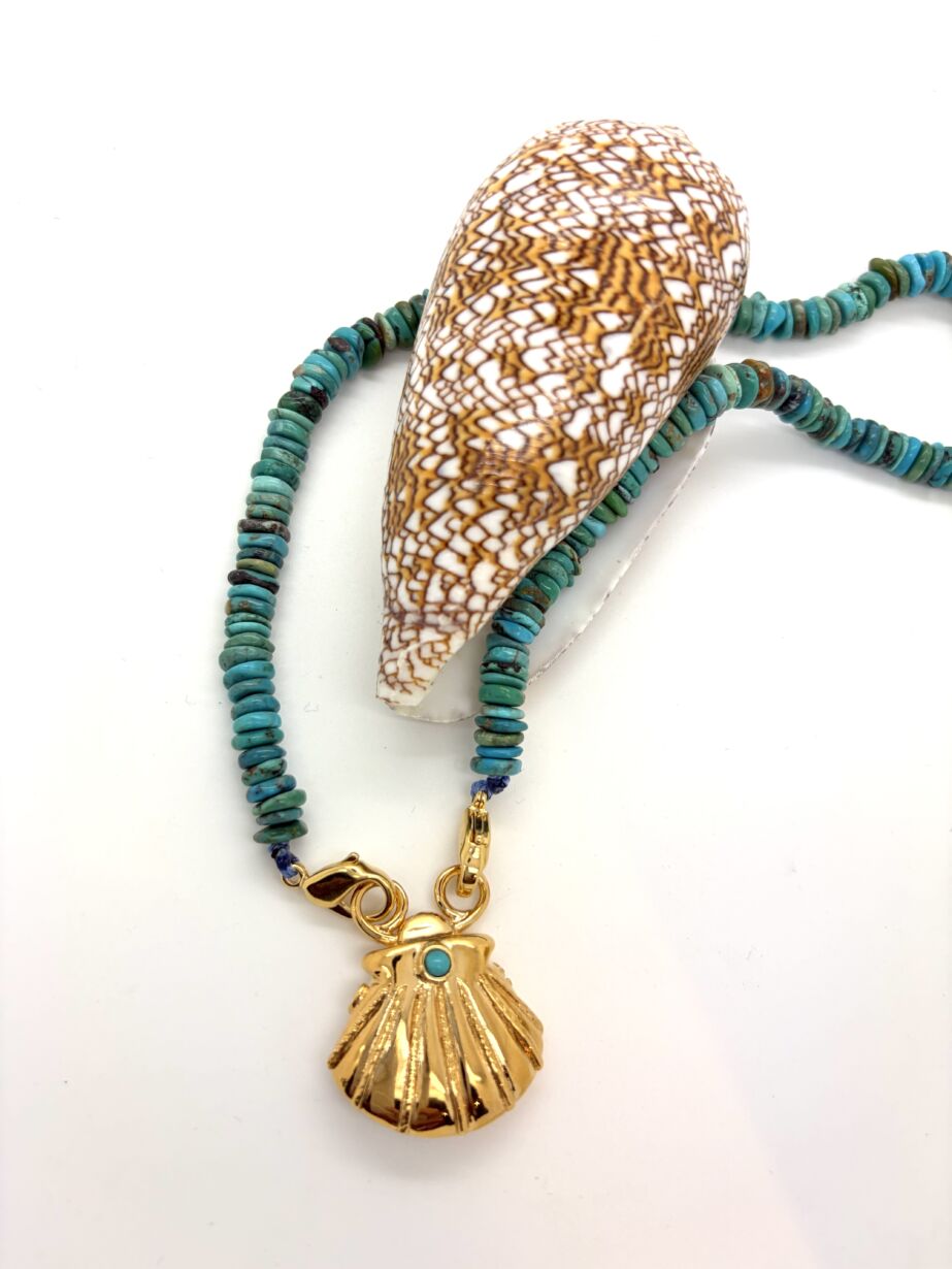 SECRET SHELL necklace Collier by Sande Paris