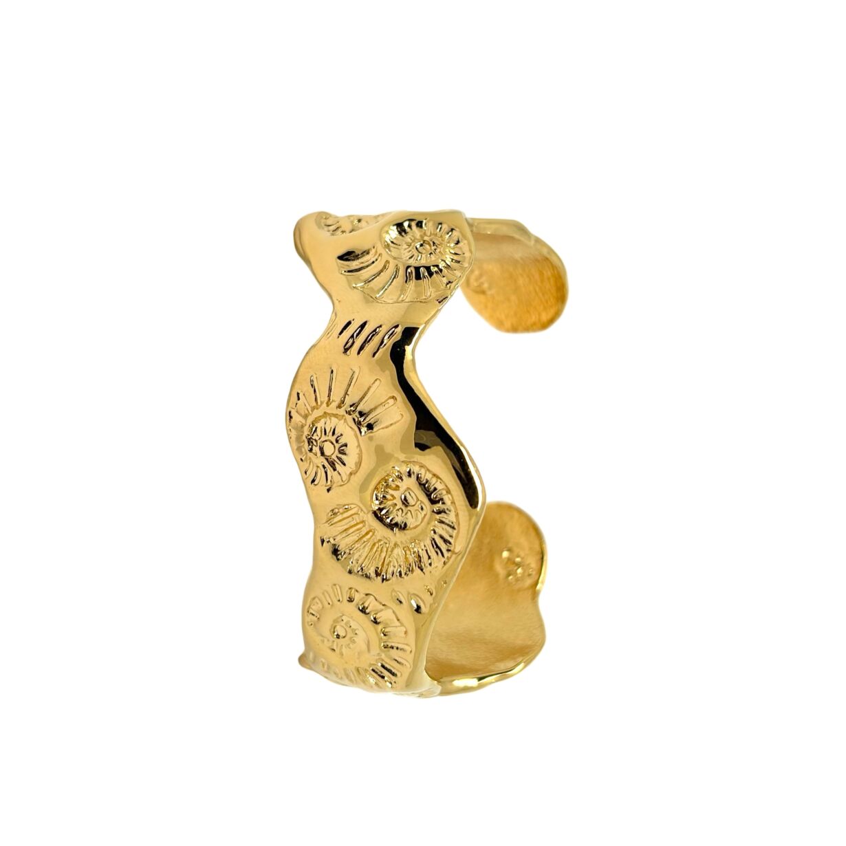 Jonc Bangle CALYPSO gold plated by SANDE PARIS